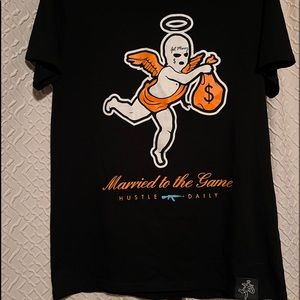 SKI MARRIED TO THE GAME TEE (BLACK)